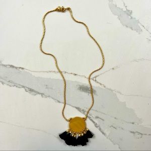 Madewell Nightway Tassel Statement Necklace